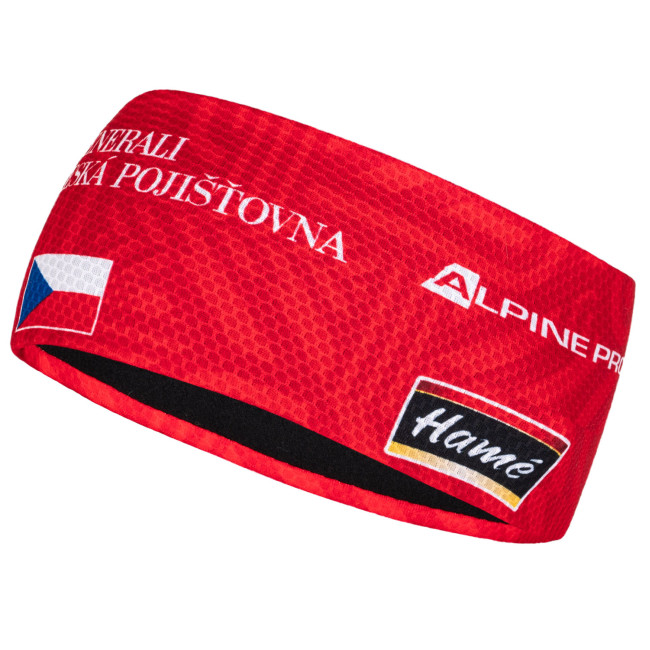 Lightweight sports headband INVO red