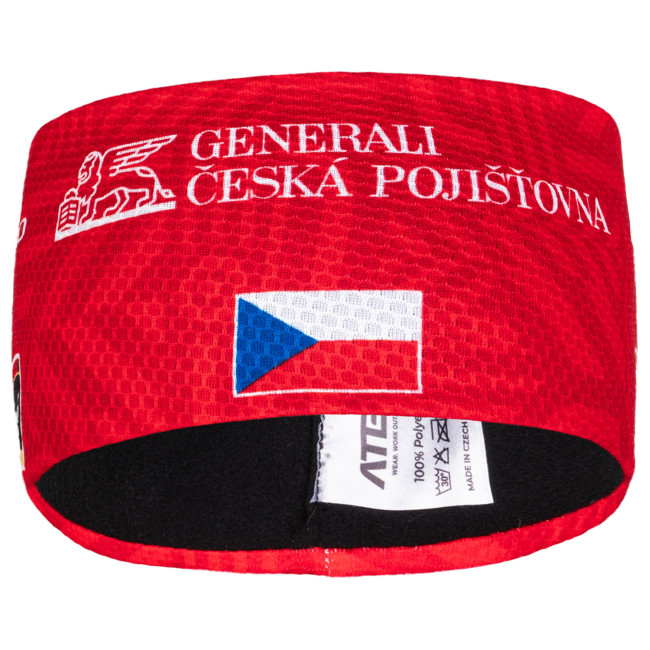 Lightweight sports headband INVO red