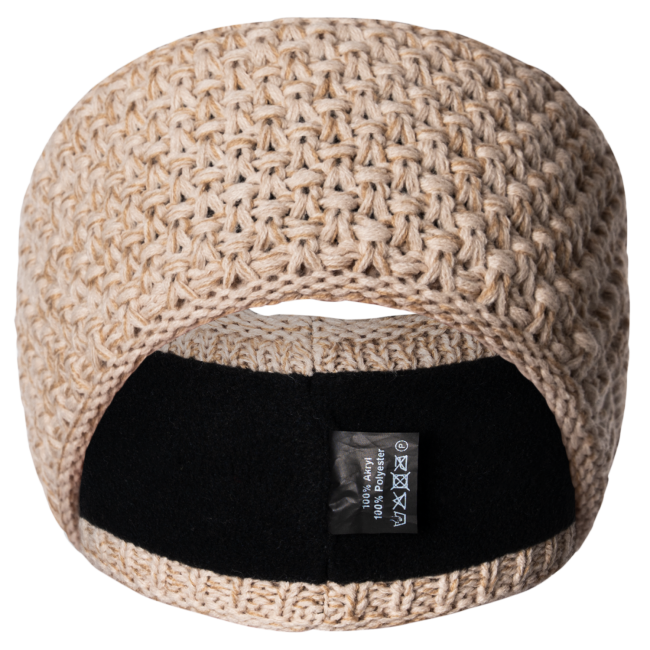 Knitted headband KNIT beige