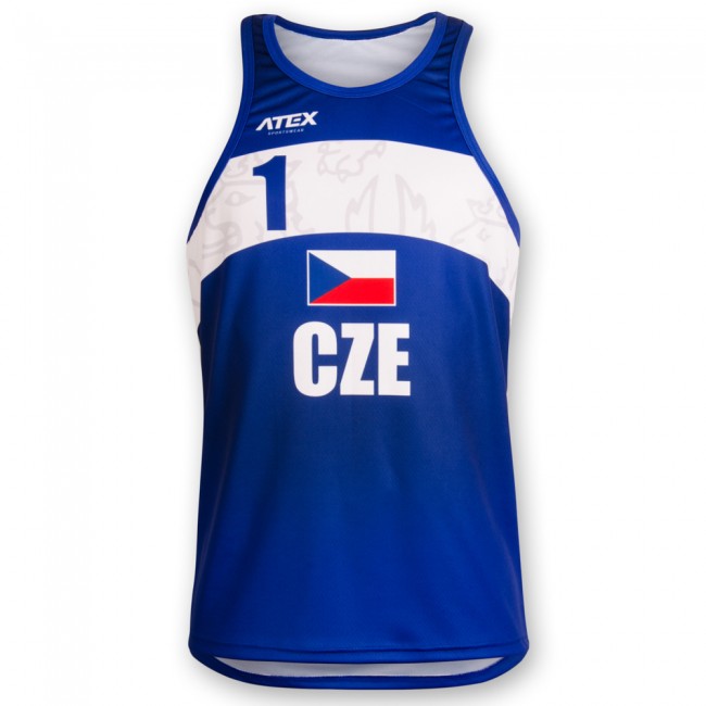 Beach volleyball jersey PŘEMEK, blue