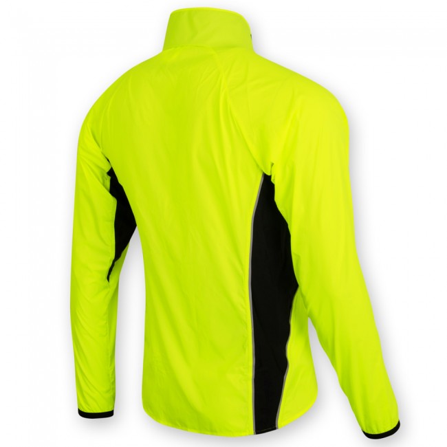 Lightweight reflective jacket BOAZ yellow
