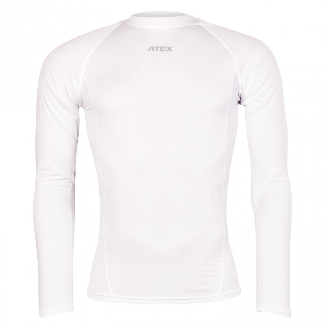 Sports jersey KOBI with long sleeves, white