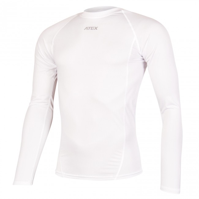 Sports jersey KOBI with long sleeves, white