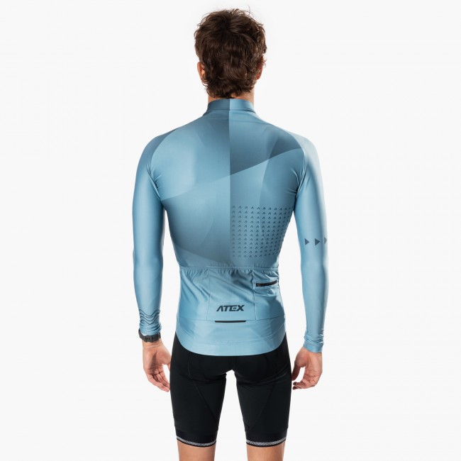 Cycling jersey with long sleeves ETAP mint