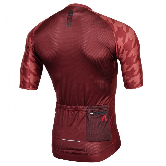 Cycling jersey GRVL, short sleeves, red