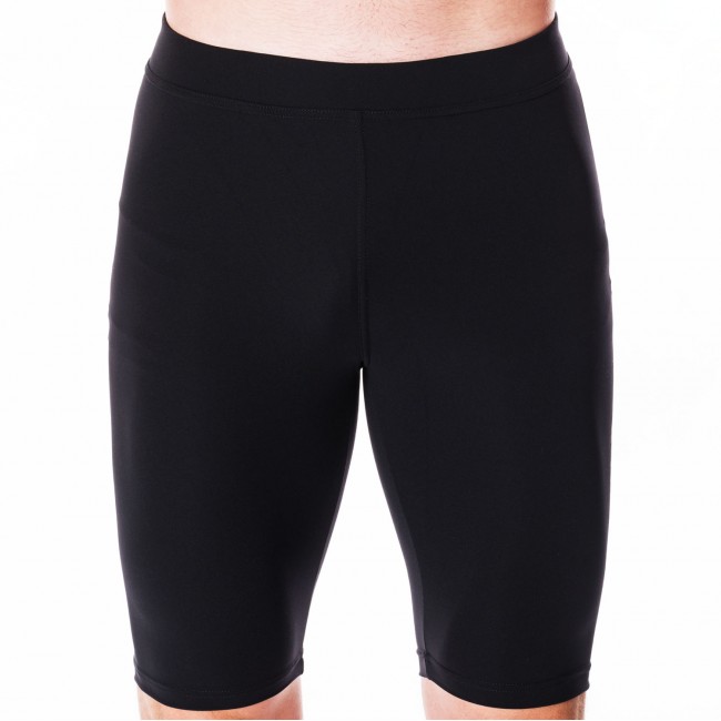 Sports elastic short trousers with pocket