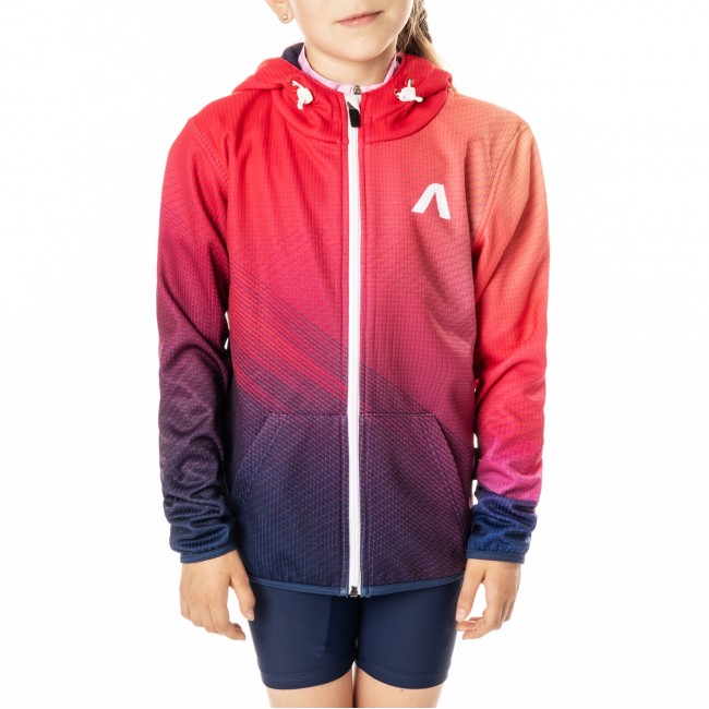 Sports hoodie NIX pink, children's