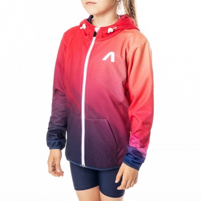 Sports hoodie NIX pink, children's