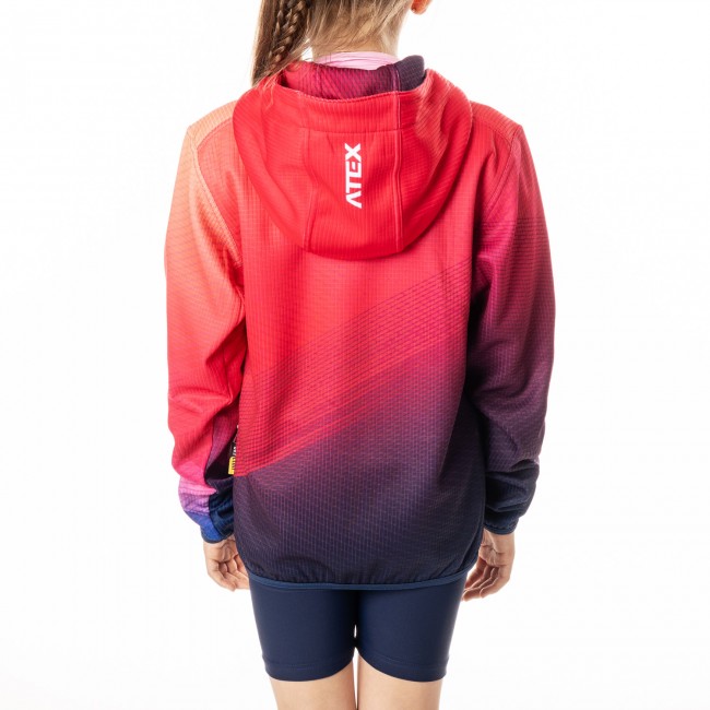 Sports hoodie NIX pink, children's