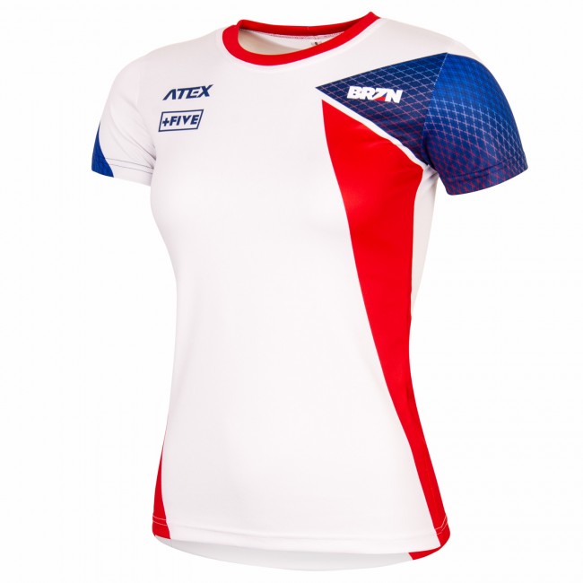 Women's sports jersey BRZN with short sleeves