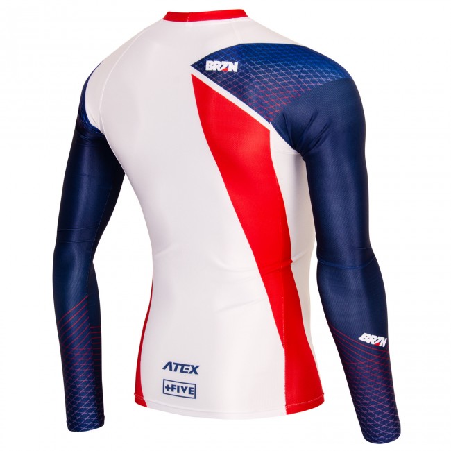 Close-fitting jersey BRZN with long sleeves