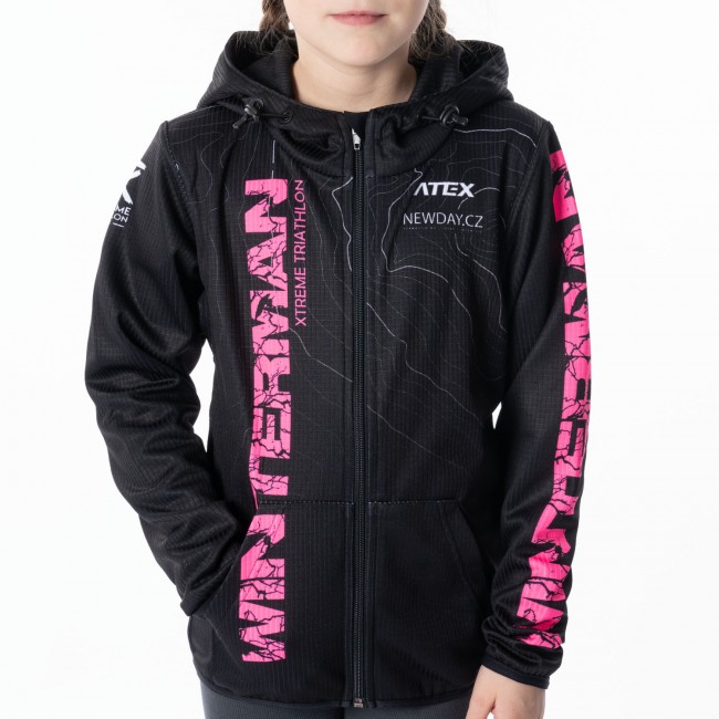 Sports hoodie with hood WINTERMAN children's pink