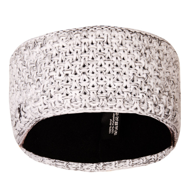Knitted headband KNIT grey melange