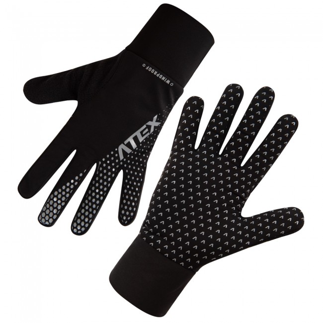 Lightweight gloves RUNNER PRO black-grey