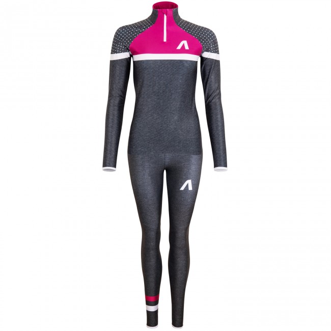Cross-country ski suit BERG pink womens