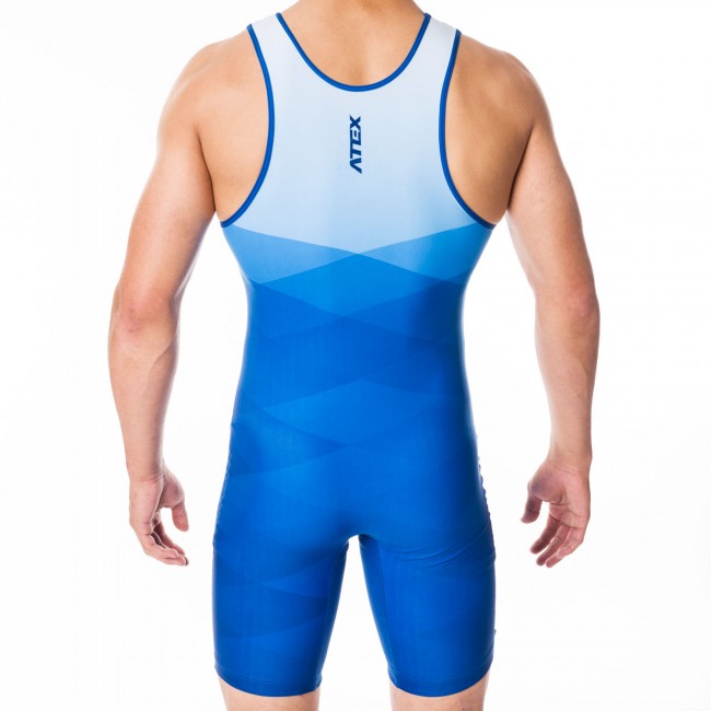 Wrestling jersey NIKOS blue