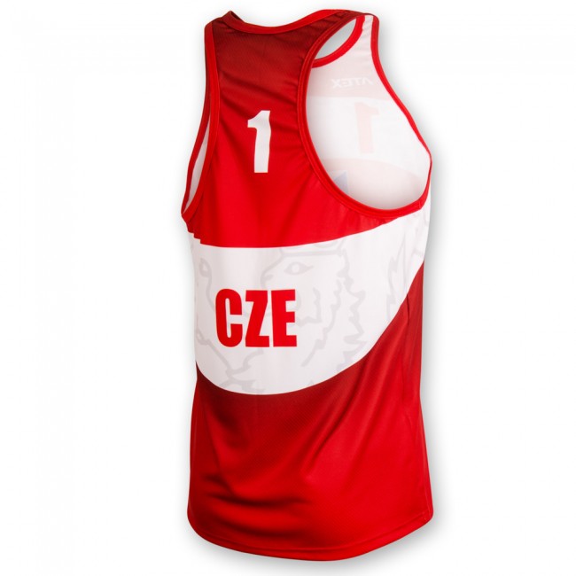 Beach volleyball jersey PŘEMEK, red
