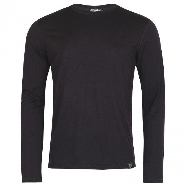 MERINO t-shirt with long sleeves without print