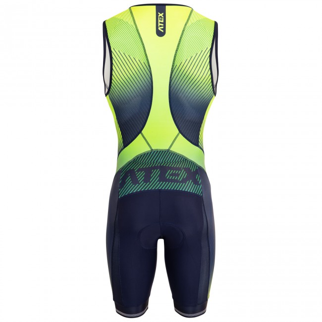 Men’s triathlon suit MARK PROFI sleeveless, green