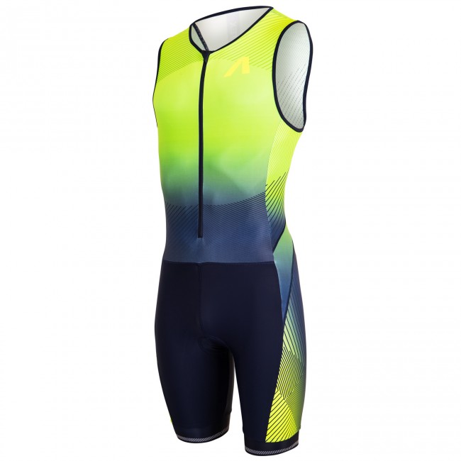 Men’s triathlon suit MARK PROFI sleeveless, green