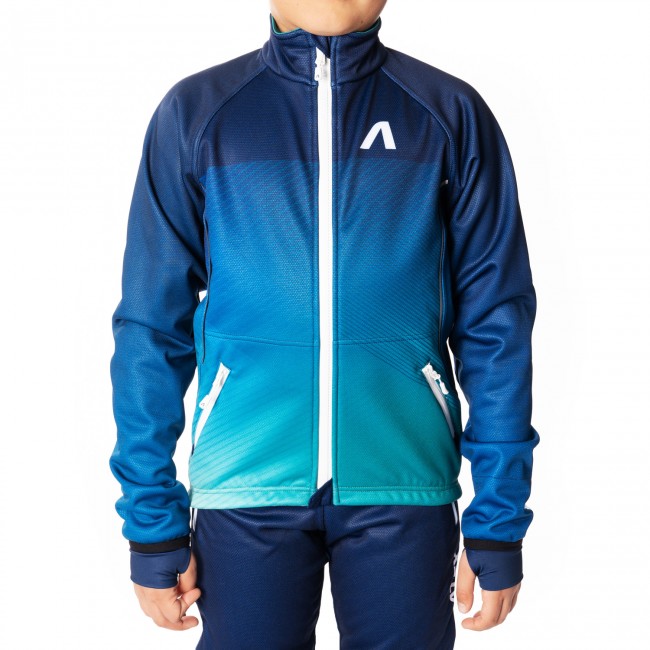 Children's cross-country jacket NIX blue