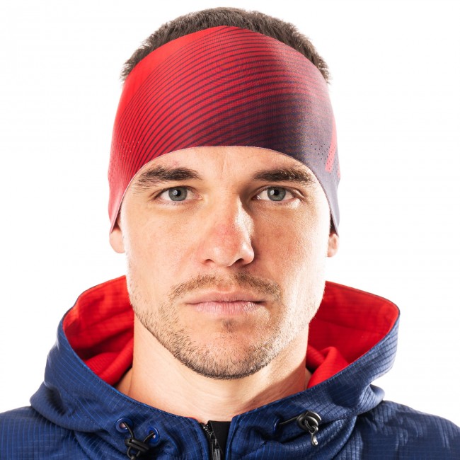 Sports single-layer headband NIX red