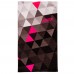 Universal scarf GRID Grey/Pink