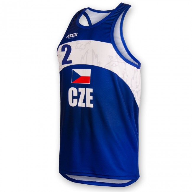 Beach volleyball jersey PŘEMEK, blue #2