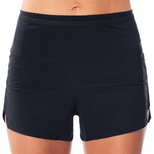 Women's running shorts with pocket waistband