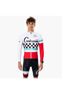 Cycling jersey with long sleeves COBRAM