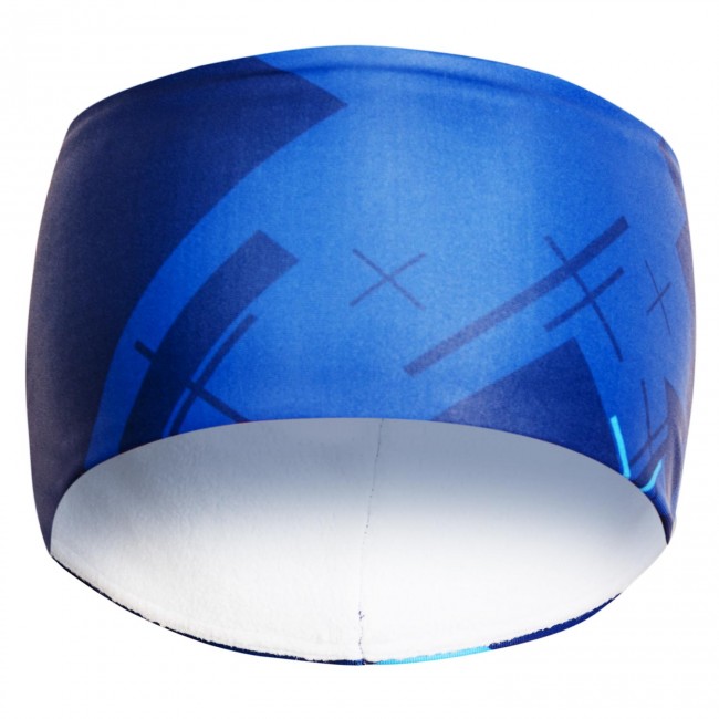 Two-layer headband CROSS Blue