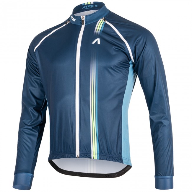 Cycling jersey with detachable sleeves NEON ROAD 2.0 blue