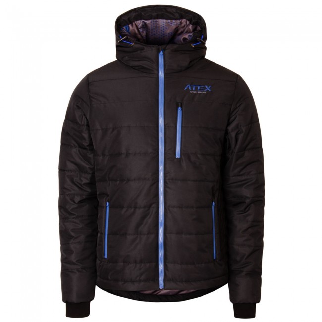 Winter jacket POLARIS, blue zip