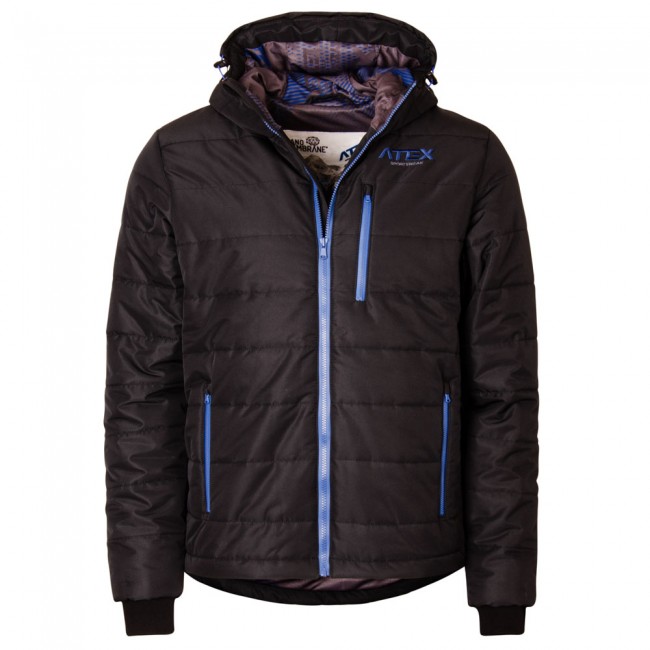 Winter jacket POLARIS, blue zip