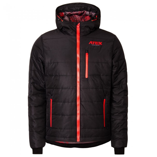 Winter jacket POLARIS, red zip