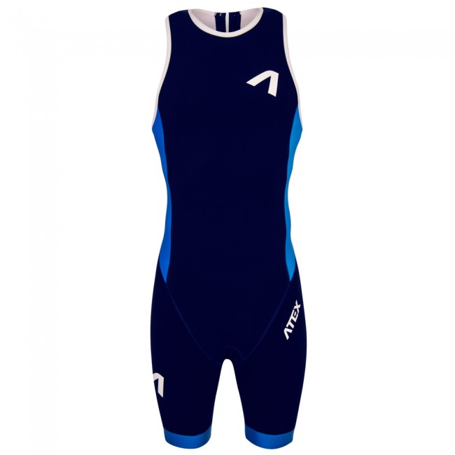 Men's triathlon suit REVOLT blue-purple