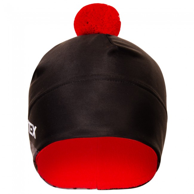 Two-layer hat REVOLT RED ponytail