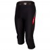 Stretch 3/4 trousers REVOLT RED