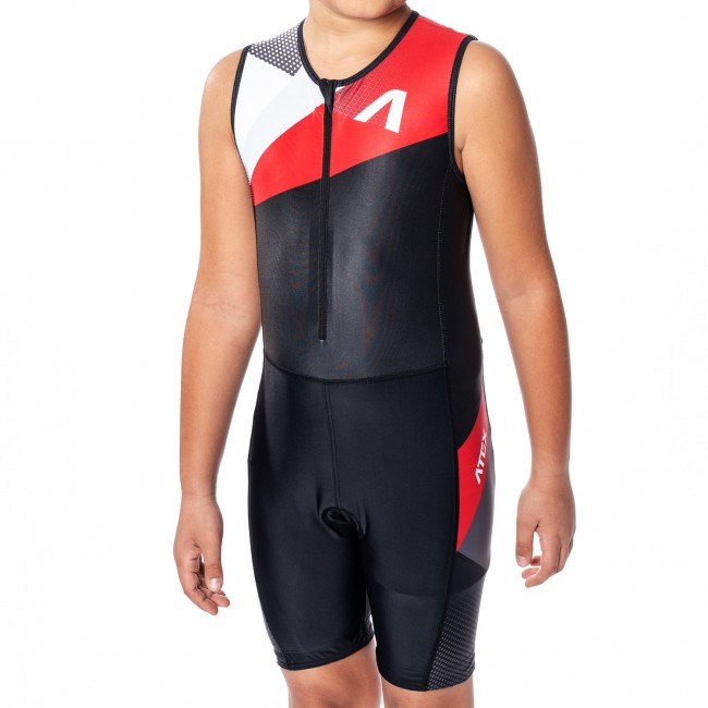 Children's triathlon suit REVOLT RED