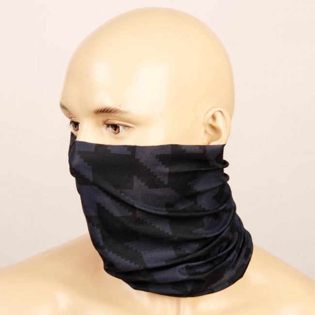 Universal thin scarf PEPITO black