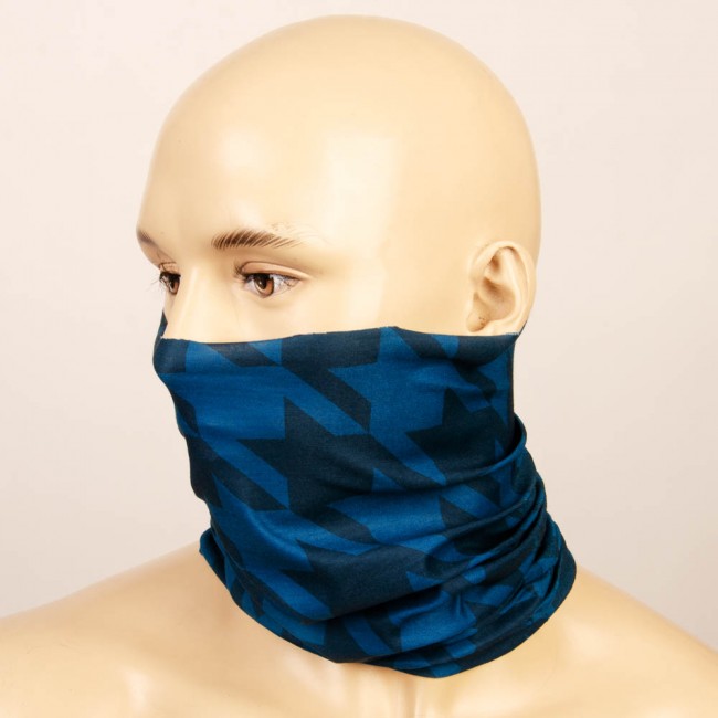 Universal thin scarf PEPITO blue
