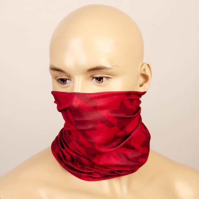 Universal thin scarf PEPITO red