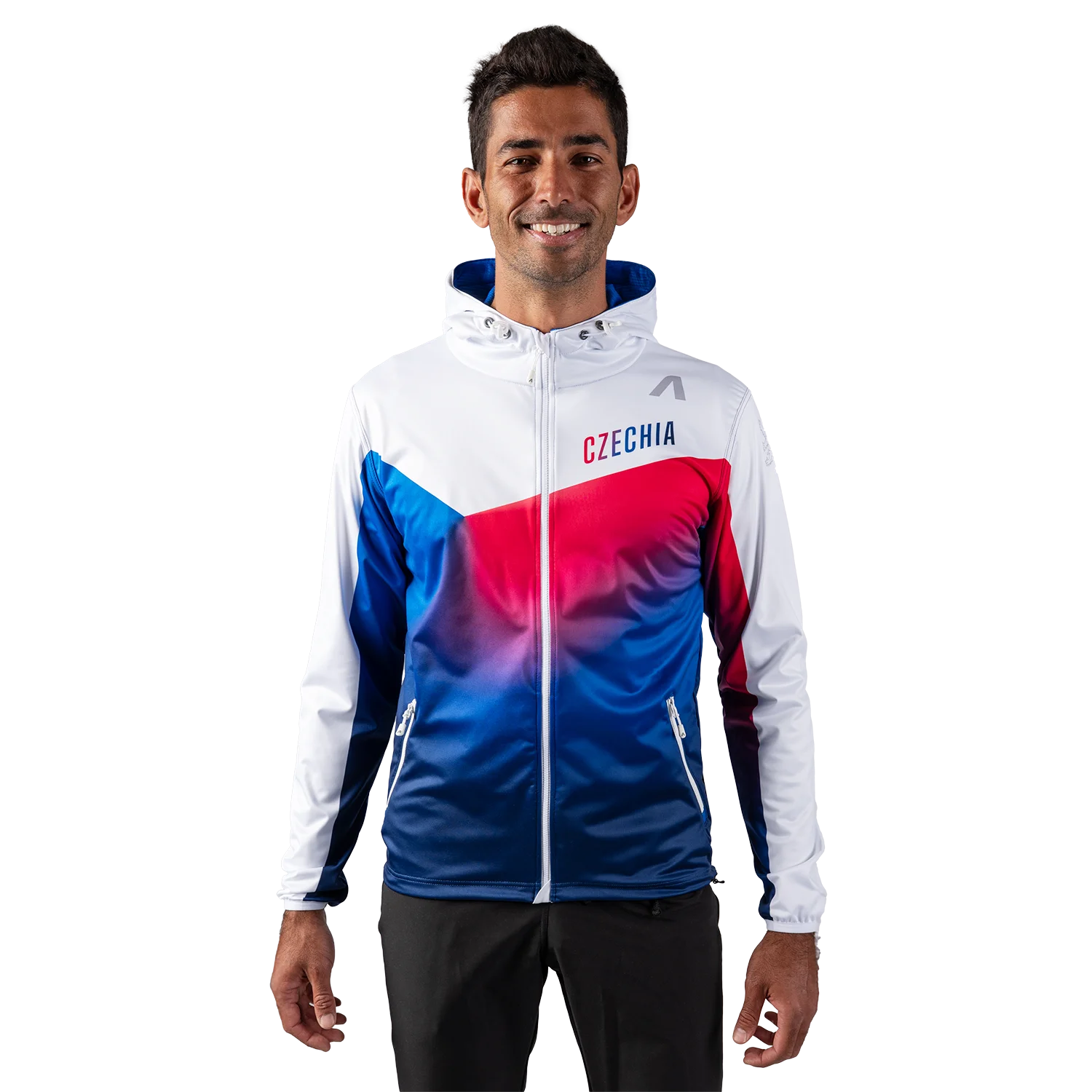 Lightweight sports jacket with hood CZECHIA | ATEX Sportswear
