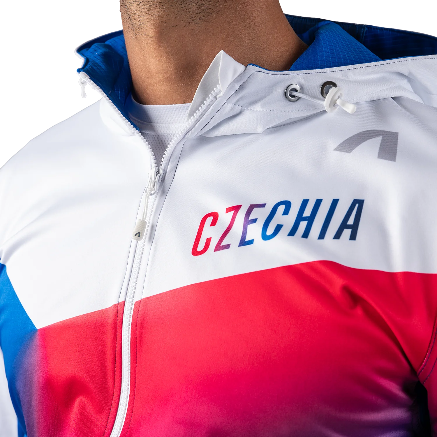 Lightweight sports jacket with hood CZECHIA | ATEX Sportswear