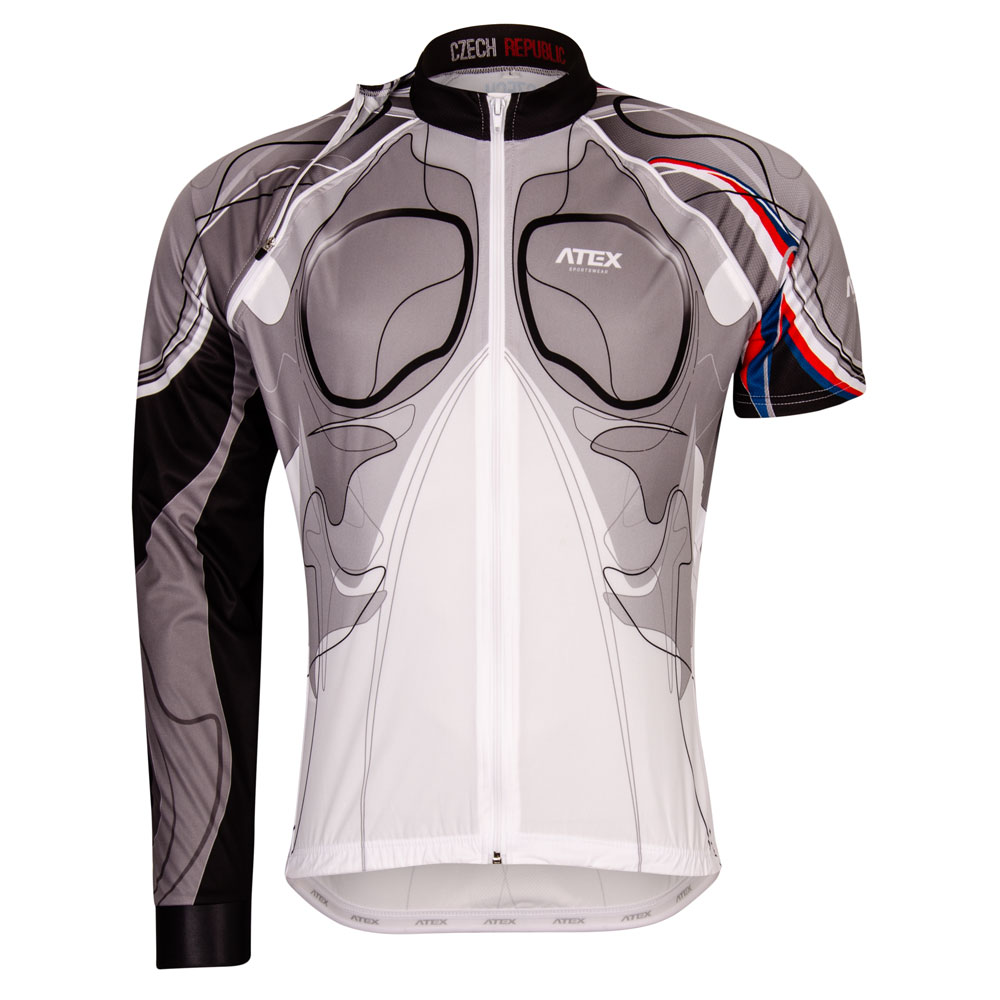 Jersey EVERETT TOUR BIATEX WHITE with detachable sleeves | ATEX Sportswear