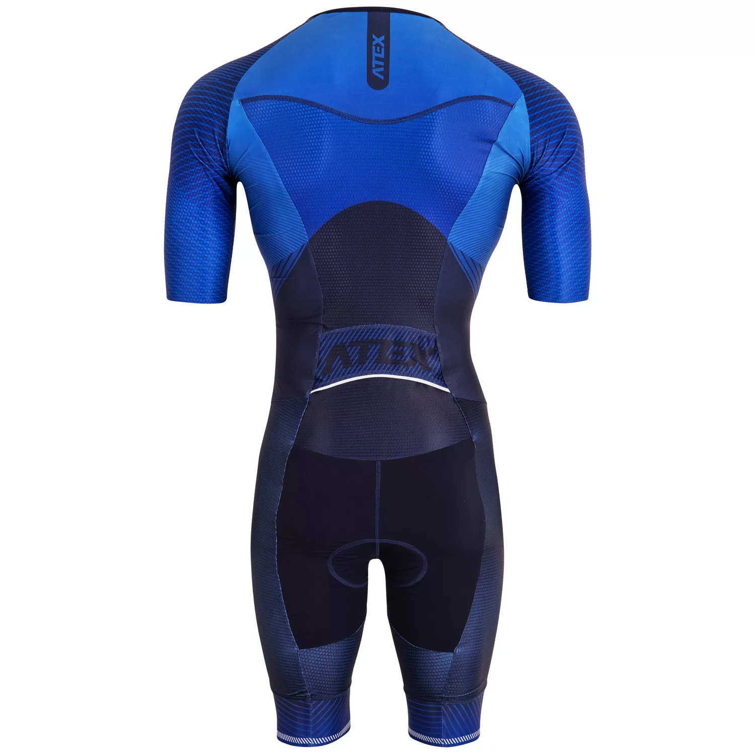 Men's triathlon suit MARK ELITE with short sleeves, blue