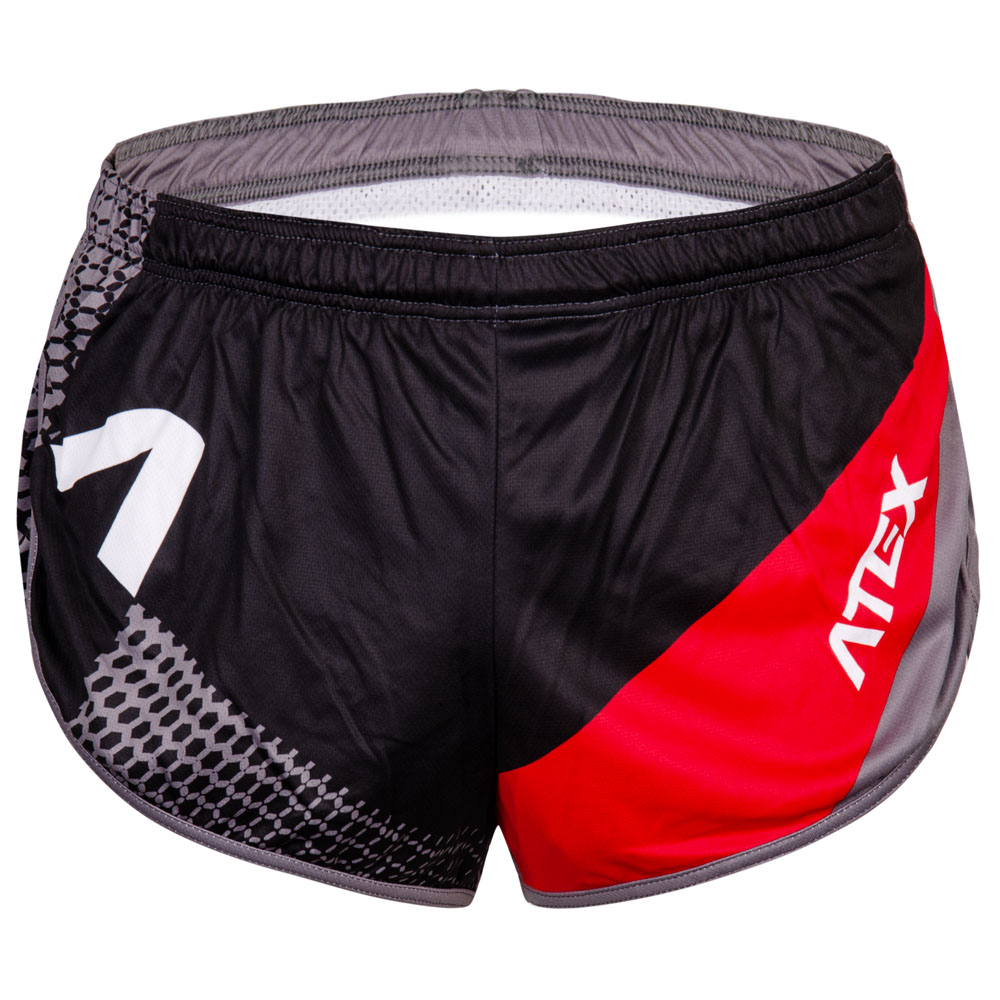 AKTR EXTREME SHORTS 黒オレンジ Mサイズ Loose athletic shorts REVOLT RED | ATEX Sportswear